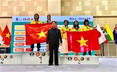 🎉 TỰ HÀO THCS CẦU GIẤY A: NGUYỄN HỒNG HÀ MY CHINH PHỤC 2 HUY CHƯƠNG VÀNG TẠI GIẢI CỜ VUA TRẺ ĐÔNG NAM Á 2026 🎉