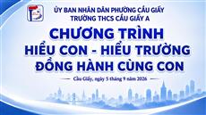 🏫 THCS CẦU GIẤY A – CHUNG MỘT NIỀM TIN, CÙNG MỘT HÀNH TRÌNH - TẤT CẢ VÌ HỌC SINH THÂN YÊU