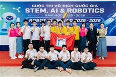 🏆🌟 VINH DANH CÁC CÔ GIÁO PHỤ TRÁCH ĐỘI TUYỂN MANG VỀ SIÊU CÚP VÔ ĐỊCH TẠI GIẢI VÔ ĐỊCH QUỐC GIA STEM, AI VÀ ROBOTICS 2025 – 2026 🌟🏆