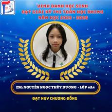 🏆 VINH DANH NHỮNG NGÔI SAO TOÁN HỌC TỎA SÁNG TẠI HKIMO ✨