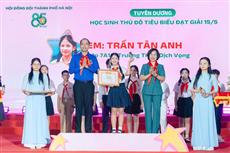 🌟 HỌC SINH DỊCH VỌNG VINH DỰ NHẬN BẰNG KHEN “GƯƠNG MẶT HỌC SINH TIÊU BIỂU THỦ ĐÔ, ĐẠT GIẢI THƯỞNG 15/5”🌟