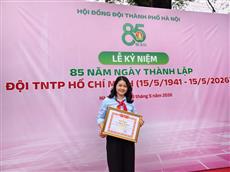 🌟 GIÁO VIÊN TRƯỜNG THCS DỊCH VỌNG VINH DỰ NHẬN BẰNG KHEN “GIÁO VIÊN LÀM TỔNG PHỤ TRÁCH ĐỘI TIÊU BIỂU NĂM 2026”🌟