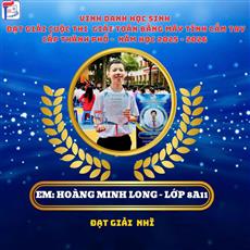 🔥🧮 HỌC SINH DỊCH VỌNG XUẤT SẮC GIÀNH GIẢI NHÌ CUỘC THI GIẢI TOÁN TRÊN MÁY TÍNH CẦM TAY CẤP THÀNH PHỐ 🔥🧮