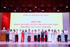 🌸 CHÚC MỪNG CÔ GIÁO NGUYỄN THỊ THÙY LINH ĐẠT GIẢI BA HỘI THI BÁO CÁO VIÊN, TUYÊN TRUYỀN VIÊN GIỎI PHƯỜNG CẦU GIẤY NĂM 2026 🌸