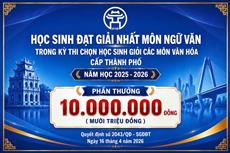 🌟 TRAO THƯỞNG HỌC SINH ĐẠT GIẢI NHẤT THÀNH PHỐ MÔN NGỮ VĂN NĂM HỌC 2025 – 2026 🌟