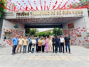 💐 CỰU HỌC SINH KHÓA 1996–2000 TRỞ VỀ THĂM TRƯỜNG THCS DỊCH VỌNG 💐