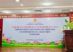 📚✨ GIÁO VIÊN TRƯỜNG THCS DỊCH VỌNG THAM GIA TẬP HUẤN VẬN DỤNG KỸ THUẬT ĐÁNH GIÁ HỌC SINH QUỐC TẾ (PISA) NĂM 2026
