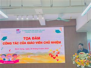 TOẠ ĐÀM CÔNG TÁC CỦA GIÁO VIÊN CHỦ NHIỆM