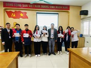 TRƯỜNG THCS DỊCH VỌNG GẶP MẶT ĐỘI TUYỂN HỌC SINH GIỎI DỰ THI CẤP THÀNH PHỐ NĂM HỌC 2023 – 2024