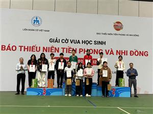 🏆🥇HỌC SINH TRƯỜNG THCS DỊCH VỌNG TOẢ SÁNG TẠI GIẢI CỜ VUA BÁO THIẾU NIÊN TIỀN PHONG VÀ NHI ĐỒNG NĂM HỌC 2025 - 2026.