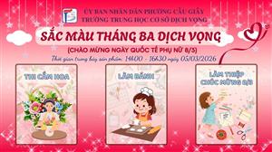 🎉 8/3 CỦA THCS DỊCH VỌNG NĂM NAY CÓ GÌ ĐẶC BIỆT! 🎉