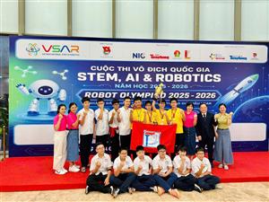 🤖🏆 THCS DỊCH VỌNG GIÀNH SIÊU CÚP VÔ ĐỊCH QUỐC GIA STEM, AI VÀ ROBOTICS 2025 – 2026 🤖🏆