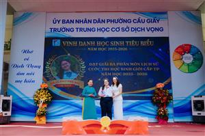 🌟 HÀ LÊ PHƯƠNG NHI VÀ HÀNH TRÌNH CHINH PHỤC KỲ THI HỌC SINH GIỎI THÀNH PHỐ MÔN LỊCH SỬ🌟