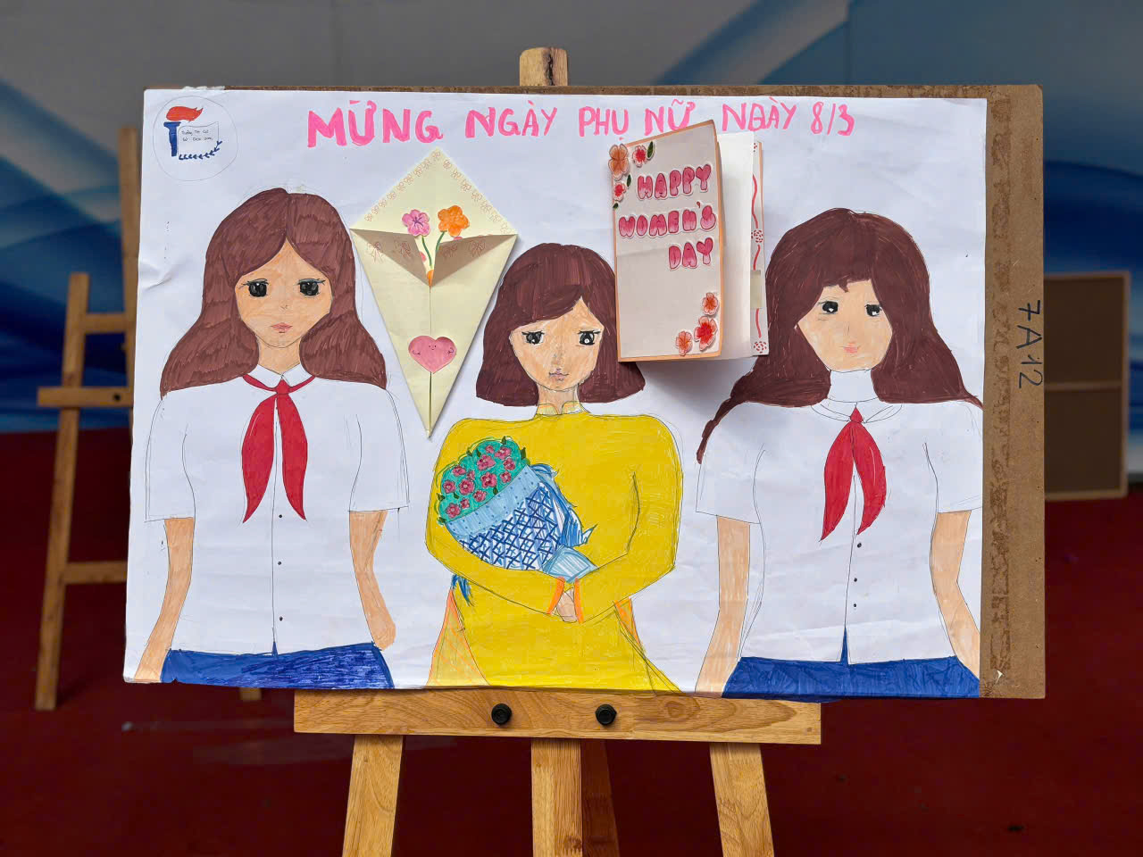 💐🎨 BÙNG NỔ SÁNG TẠO-HỌC SINH THCS DỊCH VỌNG GỬI TRỌN YÊU THƯƠNG QUA TỪNG TẤM THIỆP 8/3🎨💐