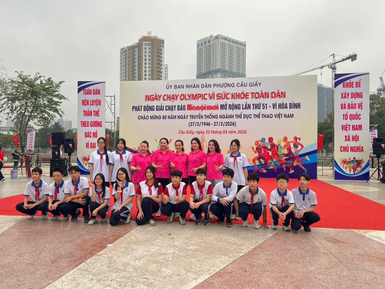 THẦY TRÒ DỊCH VỌNG: ĐOÀN KẾT – NĂNG ĐỘNG – BỨT PHÁ TRÊN ĐƯỜNG CHẠY OLYMPIC VÌ SỨC KHỎE TOÀN DÂN NĂM 2026