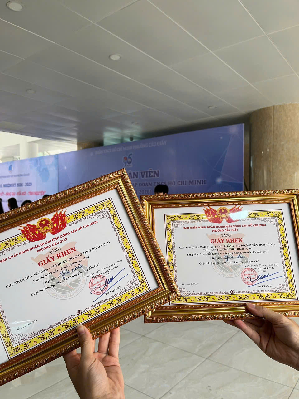 🌟 CHI ĐOÀN THCS DỊCH VỌNG TỎA SÁNG – GHI DẤU VỚI THÀNH TÍCH ẤN TƯỢNG TẠI “NGÀY ĐOÀN VIÊN” NĂM 2026🌟 